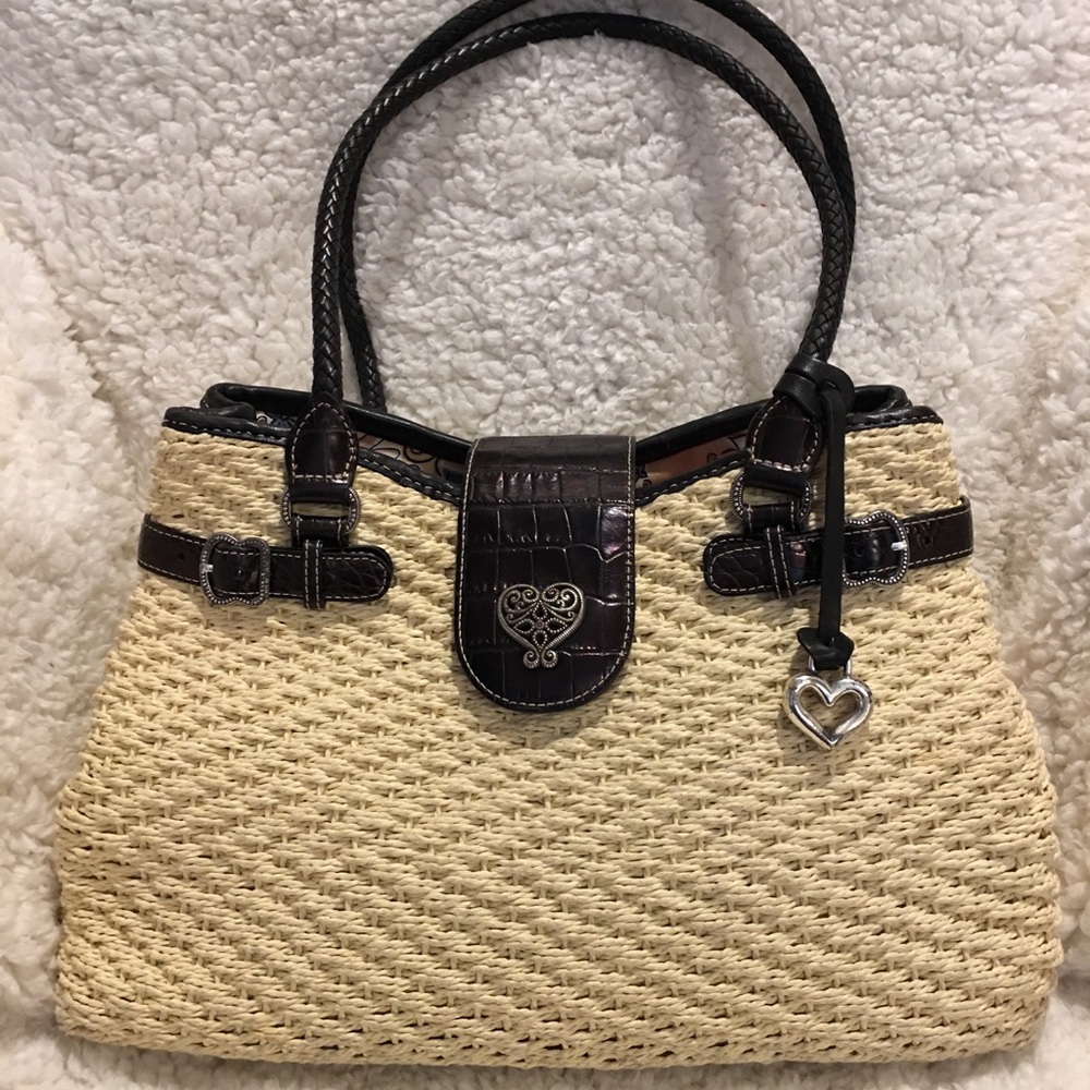BRIGHTON Basket Weave Shoulder Bag